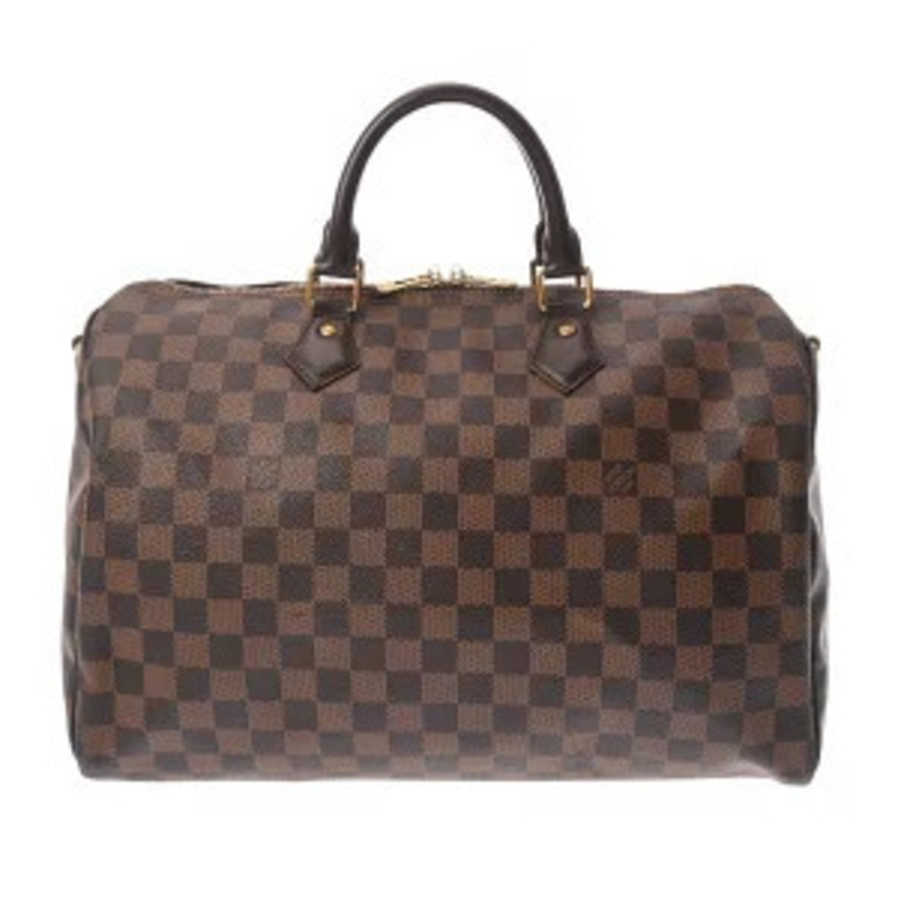Louis Vuitton Damier Speedy Bandouliere Brown Canvas Boston Bag